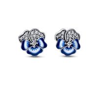 Pandora Raffinati orecchini in argento Viole del pensiero blu 290781C01