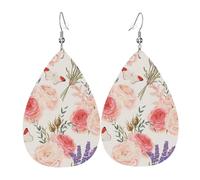 Orecchini Pendent Lilac Flower, Peony And Butterfly Orecchini Penzolare Moda Accessori Per Cosplay Carnevale Donne