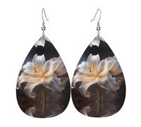 Orecchini Pendent Magic Lily Patterned Orecchini Da Donna Penzolare Goccia Orecchino In Pelle Per Donne Ragazze Carnevale