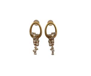 Orecchini pendenti a cascata stellata con nappa, leggeri, lussuosi, scintillanti, alla moda, versatili, con eleganza di fascia alta, gioielli alla moda per tutti i giorni/feste di nozze