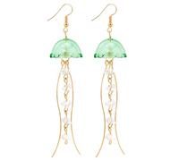 Orecchini pendenti a forma di medusa da donna, orecchini da spiaggia con charm, accessori hawaiani per festival musicali, compleanni, anniversari, vacanze, regali per donne, sorelle, amiche e lei