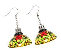 Orecchini pendenti a forma di mini paralume in stile vintage | Paralume Orecchini Pendenti Set Per Compleanno Incontri Viaggio Breve Viaggio Madre Amiche