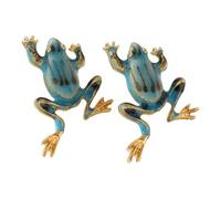 Orecchini pendenti a forma di rana verde, materiale in lega leggera, accessori unici, gioielli alla moda per l'uso quotidiano, orecchini a forma di rana amati, フリーサイズ, Come descritto nella descrizione
