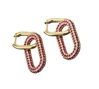 Orecchini pendenti a forma di stella alla moda con fibbie a forma di cuore, orecchini multifunzionali, gioielli per tutte le occasioni, gioielli moderni, Misura unica, come descritto, come descritto