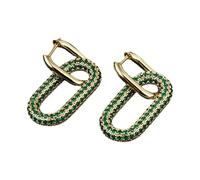 Orecchini pendenti a forma di stella alla moda con fibbie a forma di cuore, orecchini multifunzionali, gioielli per tutte le occasioni, gioielli moderni, Misura unica, come descritto, come descritto