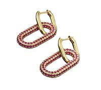 Orecchini pendenti a forma di stella alla moda con fibbie a forma di cuore, orecchini multifunzionali, per tutte le occasioni, geometrici, orecchini pendenti, Misura unica, come descritto, come