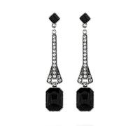 Orecchini Pendenti A Forma Orecchini con pietra portafortuna placcato oro grande cuscino ghiacciato con zirconi cubici pendenti per regalo di gioielli di moda da donna