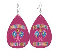 Orecchini Pendenti A Goccia In Pelle Colorful Tennis Balls And Rackets Squisito Orecchini In Pelle Eleganti Ciondolo Con Pendente A Goccia Per Balli Feste Feste