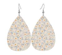 Orecchini Pendenti A Goccia In Pelle Flower Spring Daffodil Blooms Innovativi Orecchini Pendenti Eleganti Ciondolo A Goccia Per Feste Balli Uso Quotidiano