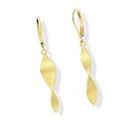 Orecchini pendenti a spirale a goccia attorcigliata, con chiusura a monachella, gioielli per donne e ragazze, regali fatti a mano, versatili orecchini per feste, Misura unica, come descritto, come