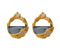 Orecchini pendenti alla moda in oro per donna orecchini pendenti a goccia leggeri alla moda ipoallergenici gioielli d'oro