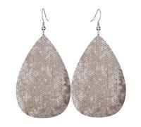 Orecchini pendenti classici a forma di pelle di serpente per donne, orecchini artistici a stella, gioielli pendenti contemporanei per feste e sociali