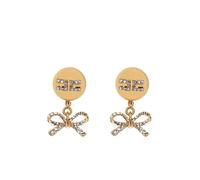 ORECCHINI PENDENTI CON FIOCCO ORO ELISABETTA FRANCHI One Size