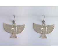 Orecchini pendenti con la COLOMBA della PACE in Argento 925 - pendente con amo