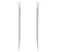 Orecchini pendenti con nappe, in argento 925, XXL, da donna, SO-47