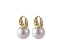 Orecchini Pendenti con Perle d'oro Stile Celebrità semplici per Donna Gioielli di Moda Coreani Regalo di Accessori Dolci per Ragazze di Nozze Durability