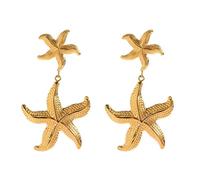 Orecchini pendenti con stella Orecchini da donna per le vacanze estive in spiaggia Orecchini pendenti con stella boema Ornamento per orecchini da ragazza