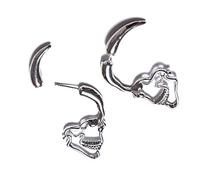 Orecchini Pendenti con Teschio Gotico da Donna Orecchini da Donna Punk Vintage Orecchini di Halloween Accessori per Gioielli, Splitter, Muster1 Elegante e Popolare Durability