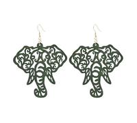 Orecchini pendenti da donna con elefante lungo di personalità della moda, semplici accessori alla modaProfessionale e alla moda