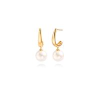 Orecchini pendenti da donna, in oro 18 carati, con nappine, a catena lunga, da donna, alla moda, eleganti e alla moda, con frange lineari, per feste, in rame, perle