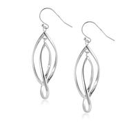 Orecchini pendenti da donna, ipoallergenici, a doppio filo, sottili, a goccia, gioielli alla moda eleganti e unici per l'uso quotidiano e regali, Grande, Metallo, Nessuna pietra preziosa