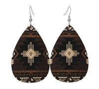 Orecchini Pendenti Donna Southwest Native American Tribal Geometric Art Confortevoli Orecchini Pendenti Leggero Ciondolo Orecchio Per Bambina Decorazioni Vacanze