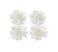 Orecchini pendenti floreali Orecchini esagerati leggeri Orecchini pendenti con fiori anallergici Ornamento floreale fatto a mano Orecchini comodi e leggeri