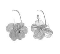 Orecchini pendenti geometrici alla moda per le donne unici da indossare per feste accessori per orecchie pendenti gioielli fatti a mano orecchini a petalo di fiore, Misura unica, come descritto, come