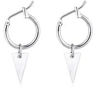 Orecchini Pendenti Geometrici semplici Orecchini Orecchini a Cerchio Vuoto, Argento Attractive And Professional