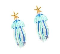 Orecchini pendenti in acrilico a tema mare, eleganti e leggeri, gioielli alla moda, accessori confortevoli, orecchini in acrilico dal design unico con animali marini, One Size, come descritto, come