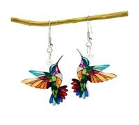 Orecchini pendenti in acrilico - Orecchini pendenti colorati a forma di animali per donne e ragazze, regalo alla moda(Style A)