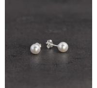 Orecchini pendenti in argento con perla TS-EA-0258