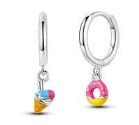 Orecchini pendenti in argento sterling 925 con nota musicale, orecchini con microfono da pittore, adatti for regalo da donna sul posto di lavoro(KTE336)