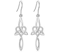 Orecchini Pendenti in Argento Sterling 925 per Donna, Orecchini con Nodo Celtico, Orecchini Ipoallergenici, Regali di Gioielli di Moda per Mamma Ragazze Moglie Fidanzata