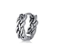 Orecchini pendenti in stile bohémien, orecchini a cerchio in argento, set retrò Hip Hop, in acciaio inox, regalo per il futuro papà, Acciaio inossidabile, Nessuna pietra preziosa