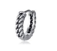 Orecchini pendenti in stile bohémien, orecchini a cerchio in argento, set retrò Hip Hop, in acciaio inox, regalo per il futuro papà, Acciaio inossidabile, Nessuna pietra preziosa