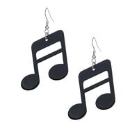 Orecchini pendenti leggeri in acrilico a forma di nota musicale, alla moda, per donne e ragazze, accessori per orecchie fatti a mano, As show, come da immagine