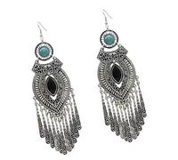 Orecchini pendenti lunghi versatili con nappe, struttura in lega robusta, elevano gli ensemble casual e formali allo stesso modo degli orecchini con nappe per le donne, Misura unica, come descritto