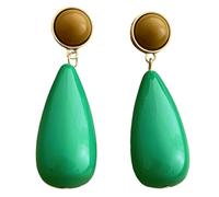 Orecchini pendenti moderni e minimalisti, eleganti orecchini pendenti in lega di resina, adatti per tutti i giorni, abiti eleganti, gocce uniche, One Size, come descritto, come descritto