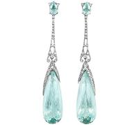 Orecchini Pendenti Orecchini Pendenti in Argento Orecchini Pendenti in Cristallo Gioielli ipoallergenici Personalizzati Donne Ragazze Lovely And Practical