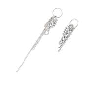 Orecchini pendenti scintillanti con nappe con pietre di zirconia cubica, robusti, resistenti alle allergie, per donne, orecchini pendenti romantici, Misura unica, come descritto, come descritto