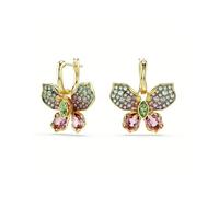 Orecchini pendenti Swarovski Idyllia farfalla placcati color oro 5709953