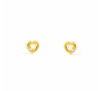 Orecchini per bambini cuore - oro giallo 9k (375) (T1847PC9K)