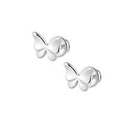 Orecchini Per Bambini In Argento Sterling Con Design Di Farfalla E Timbro Autentico 925