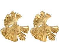 Orecchini per donne e ragazze, vintage donne irregolari foglia di ginkgo orecchini pendenti gioielli dichiarazione regalo - GoldenNice design