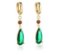 Orecchini per donne e uomini anime Howl's Moving Castle Studs in argento 925 gioielli costume gioielli verde acqua goccia orecchini accessori regalo, Misura unica, Mentale