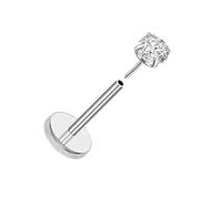 Orecchini per le donne strass orecchini a cerchio grande cuore cristallo cerchio strass goccia nuziale pendente gioielli per il corpo per le donne bowling, 0.8x6mm, Metallo