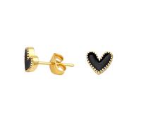 Orecchini per prigionieri cardiaci carini gratis amore per le prime arde smalti colorate per il cuore per le donne cartilagine piercing post regali di moda ipoallergenica 7mm*8mm
