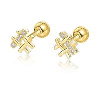 Orecchini per talloni per talloni simboli da donna per il matrimonio delle ragazze figlia