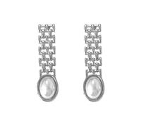 Orecchini Perle Eleganti Texture A Cattura Degli Occhi Per Le Perle Comode Per Abbigliamento Quotidiano E Orecchini A Catena Lunga